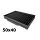  Grill Feuerbox 50x40cm ausziehbar Aschekasten Betongrill Räucherkammer
