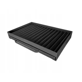    Grill Feuerbox 70x50cm ausziehbar Aschekasten Betongrill Räucherkammer