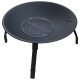  Gartenkamin für Lagerfeuer Grillkessel Stahl schwarz groß 55 cm