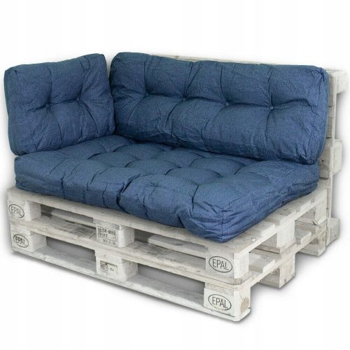  PALETTENSOFA, BANK, KISSENSEITE