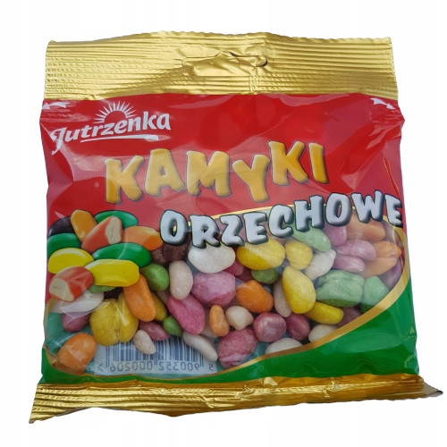 JUTRZENKA KAMYKI ORZECHOWE – Erdnuss-Knuspersteine 100g