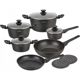   12-teiliges Premium Marmorbeschichtetes Kochgeschirr-Set von Klausberg
