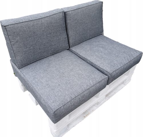  Polster für EINE EUROPALETTE 4er Set 80 X 60 silber 23