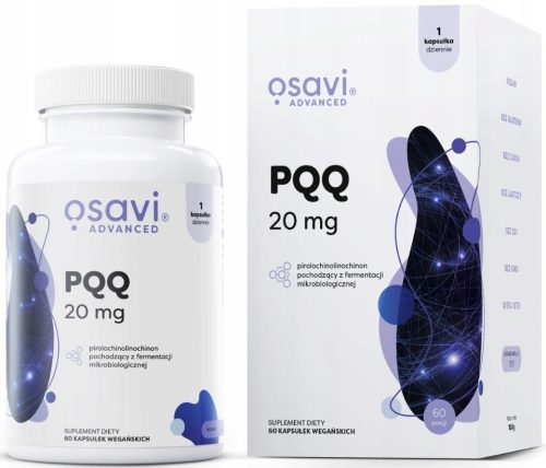 Osavi PQQ Advanced 20 mg - Hochdosierte Unterstützung für Zellregeneration und Schutz, 60 Kapseln