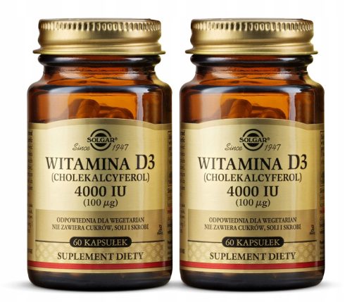 Solgar Vitamin D3 4000 IU Kapseln zur Unterstützung der Immunität und Knochengesundheit