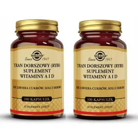   Solgar Kabeljau Lebertran mit Vitamin A und D - Unterstützung für das Immunsystem, 200 Kapseln