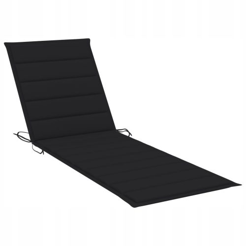  SCHWARZES KISSEN FÜR SCHREIBTISCHSTUHL 60 X 200 CM