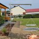  GARTENGRILL EDELSTAHL KRANARM + 50 UND 90 CM ROSTE + INOX-ROLLE