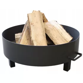    Gartenfeuerstelle, 80 cm, Stahlgrill, Lagerfeuer, massiv, groß, Hersteller, komplett