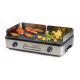  DOMO DO9259G - Barbeque-Tischgrill, elektrisch, 2 Backzonen, Festfressen verhindern