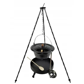  Ungarischer Kessel 8 L KAMIN 40 Schöpfkelle