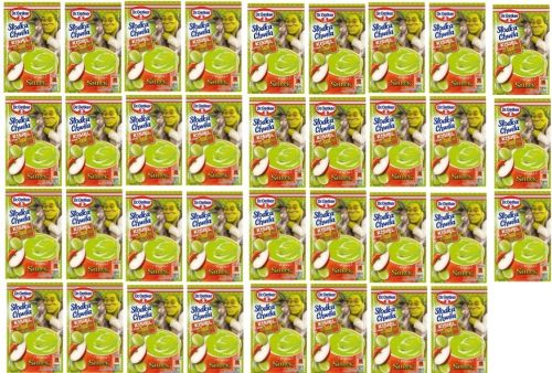 DR OETKER Kisiel Słodka Chwila Shrek Weintraube-Apfel Geschmack 35x 29g