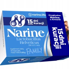   Narine – 15-Tage-Probiotikum mit Lactobacillus helveticus und Akazienfasern