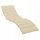  Liegestuhlkissen, beige, 200x60x3 cm, Oxford-Stoff