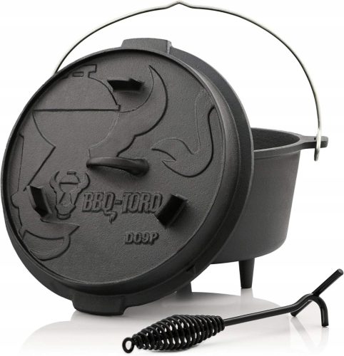  Kesseldeckel aus Gusseisen - 2-in-1-Grillpfannen - TORO