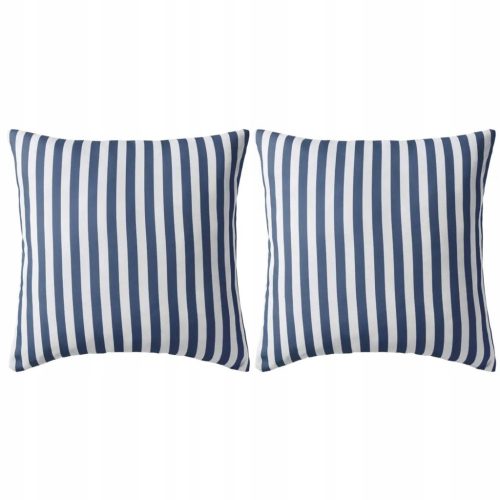  Outdoorkissen, 2 Stück, gestreift, 45x45 cm,