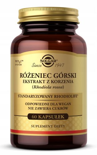Solgar Rhodiola Rosea Kapseln - Unterstützung der Stressresistenz