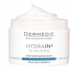   Dermedic Hydrain3 Hialuro | Ultra-feuchtigkeitsspendende Butter, 225 ml
