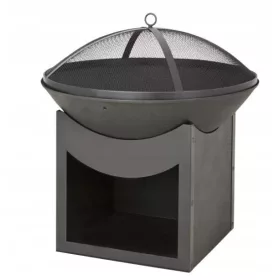  Feuerstelle mit Ständer und Abdeckung 56cm