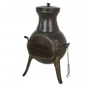  Feuerstelle Terrassenofen 69cm Durchmesser 38cm