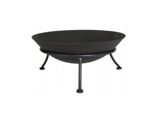  Garten-Feuerstelle, großer Grill aus massivem Gusseisen, 60 cm