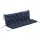  Kissen für 3er-Bank 150x98x8 cm, Blau