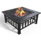  KAMIN MIT FUNKENSCHUTZ GRILL GRILLABDECKUNG