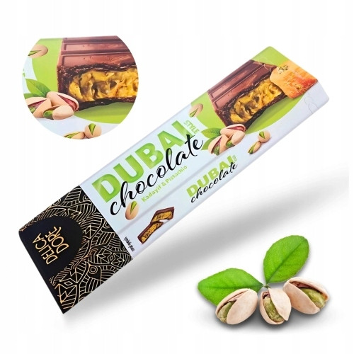 Delicadore Dubajska Schokolade mit Pistazienfüllung und Kataif, 24 Stück 70g