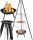  Gartengrill, Lagerfeuer, hängender Dreibeinkamin