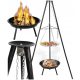  Gartengrill, Lagerfeuer, hängender Dreibeinkamin