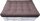  Sitzkissen für Palette 120 x 80 x 15 GERADE RÜCKENLEHNE