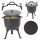  Jagdkessel aus Gusseisen 11L 30,5x22cm Grill Ungarischer Topf für Lagerfeuer