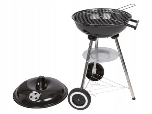  GRILL MEISTER KANSAS Stylischer Holzkohle-Kugelgrill 34 cm