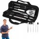  5-teiliges Profi-Grillbesteck-Set im Koffer
