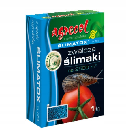 SLIMATOX 5GB Agrecol - Starke Schneckenkörner zur Pflanzenschutz 1kg