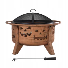  Gartenkamin Grill Lagerfeuer 76cm Stahl