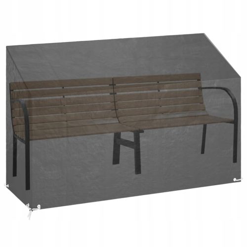 Wetterfeste Gartenmöbelabdeckung aus PE mit UV-Schutz 190x70x70/88 cm