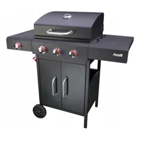    3+1 Gas-Gartengrill mit großem Rost und Unterschrank + 2 Gratisgeschenke