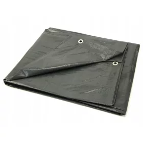   Robuste Gewebeplane 12x15m in Grau, 120g/m², Wasserdicht und UV-Beständig