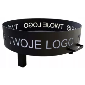    Gartenfeuerstelle 80 Personalisierter Stahlgrill Ihre Aufschrift Ihr Logo