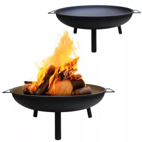  Gartenfeuerstelle Groß 80 cm Grill Lagerfeuer HIT