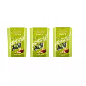   3x Lindor Pistazien Cornet 200g - Zartschmelzende Milchschokolade