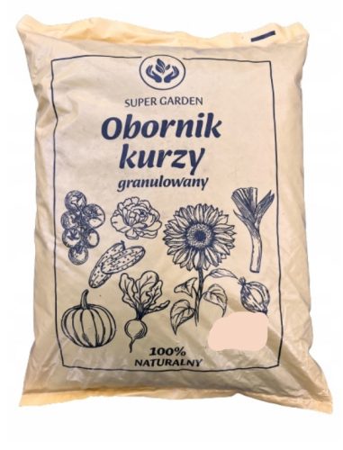  Hühnermistdünger, granuliert, 40 l – 25 kg, Super Garden