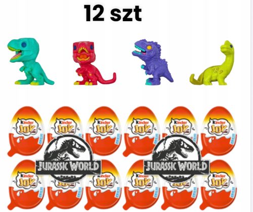 Kinder Joy Jurassic World Überraschungseier - 20g x 12 Stück