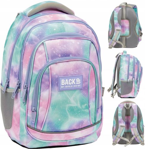 Farbenfroher Pastell-Schulrucksack für Mädchen mit 26L Volumen und Organizer