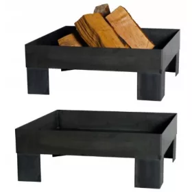  GROSSER KAMIN GARTENGRILL 80 cm DICKES BLECH