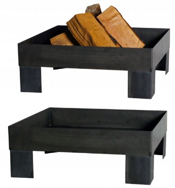  GROSSER KAMIN GARTENGRILL 80 cm DICKES BLECH