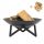 Garten Feuerstelle 80 cm Stahl 3mm hitzebeständig Grill Lagerfeuer