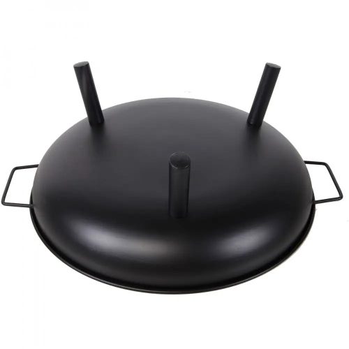  GROSSER FEUERSCHALE-GRILLEN FÜR DEN GARTEN, 60 cm TIEFE FEUERSCHALE AUS STAHL, XXXL