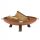  Kamin Corten Tiefe Beine + Griffe 70 cm